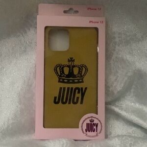 Juicy Couture Gold IPhone 12 cover